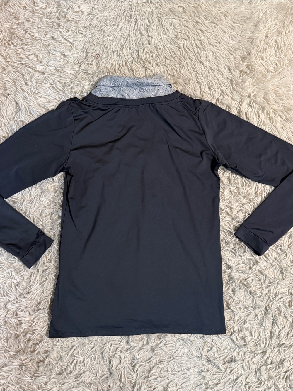 Women’s Medium Grey Callidae Long Sleeve Horseback Riding Sunshirt - Picture 3 of 5
